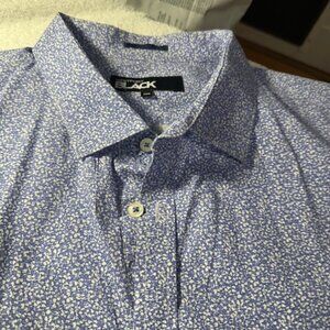 Westport Black Collared Button Up Short Sleeve Knit Shirt Men’s Size 3XB